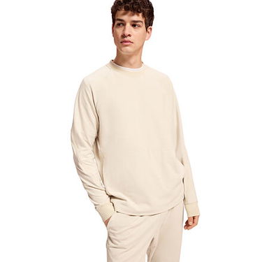 Træningsdragt On Running Movement Crew Sweatshirt Beige | 1ME30100554, 4