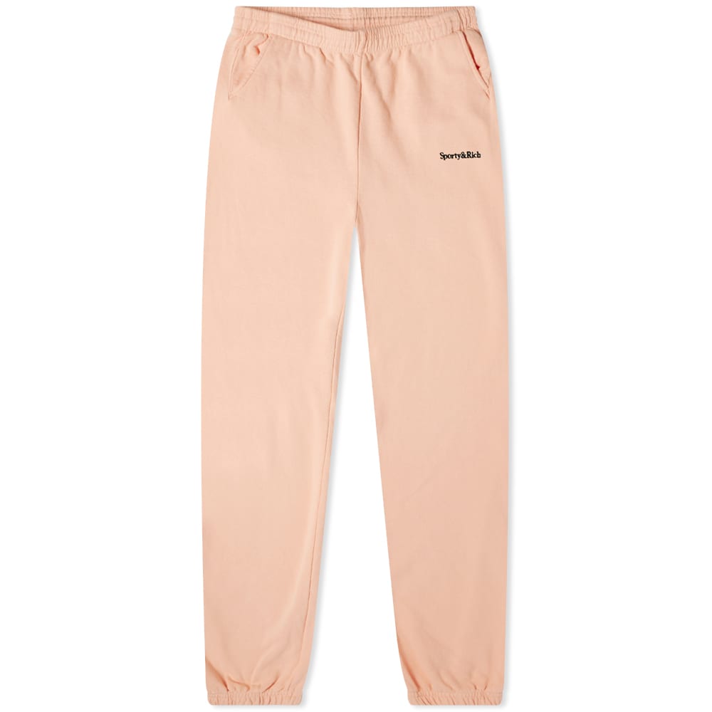 Joggingbukser Sporty & Rich Serif Logo Sweat Pant Orange | SR-SLSWP-PCB, 0