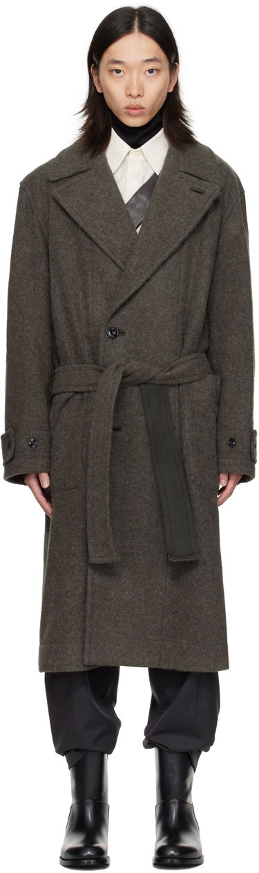 Frakker LEMAIRE Lemaire Soft Belted Coat Grøn | CO1135 LF504, 0