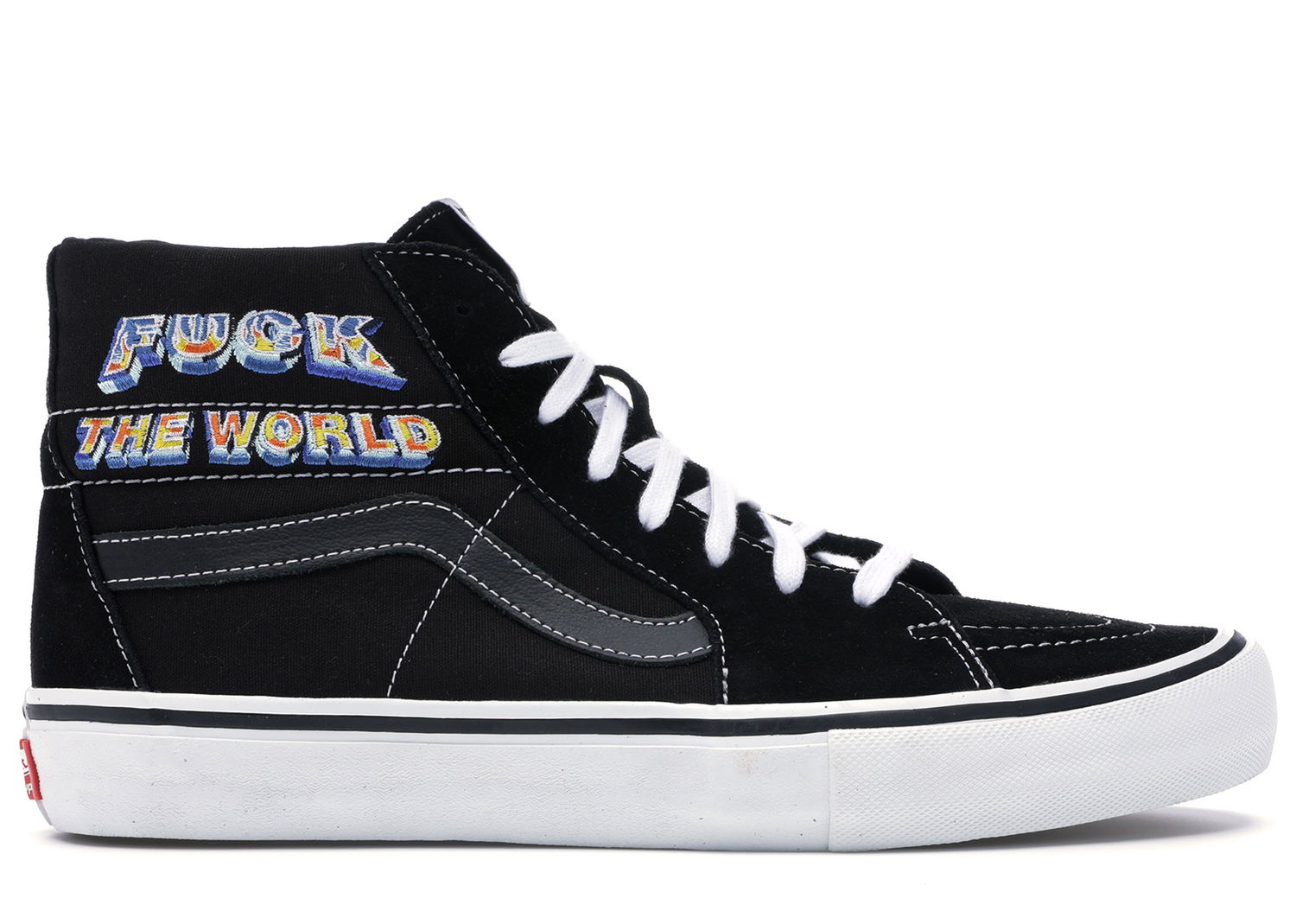 Sneakers og sko Vans Sk8-Hi Supreme Fuck the World Black Sort | VN0A45JDSY1, 0