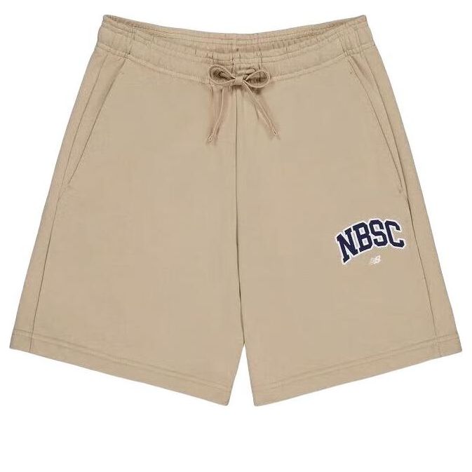 Shorts New Balance Athletics Sports Club Shorts Beige | AMS42318-SOT