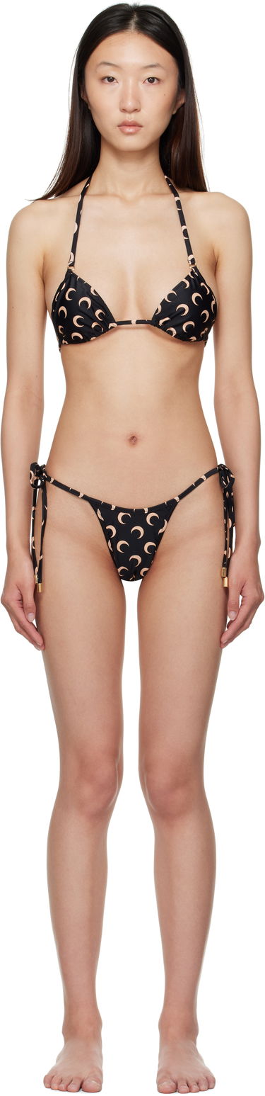 Badetøj Marine Serre Marine Serre Jersey Bikini Sort | WSW011A CJER0003, 0
