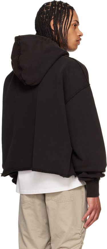 Sweatshirt MISBHV MISBHV 'Enlighted' Cropped Hoodie Sort | 250M215, 2