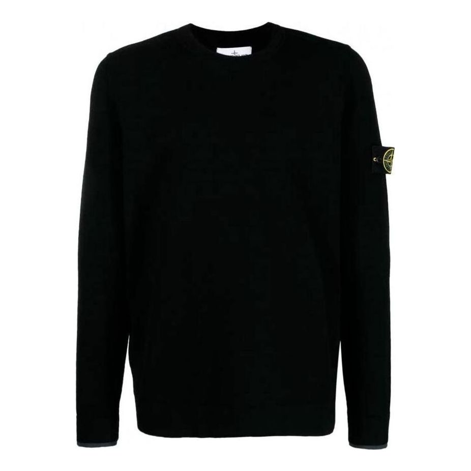 Sweater Stone Island Wool Crewneck Sweater Sort | 7915526A1-V0029, 0