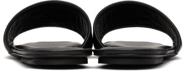 Sneakers og sko Courrèges 'AC' Leather Slide Sandals Sort | 124SSD003CR0052, 1