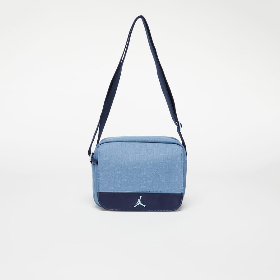 Skuldertaske Jordan Monogram Crossbody Mini Messenger Bag Blå | MA0760-M0S, 0