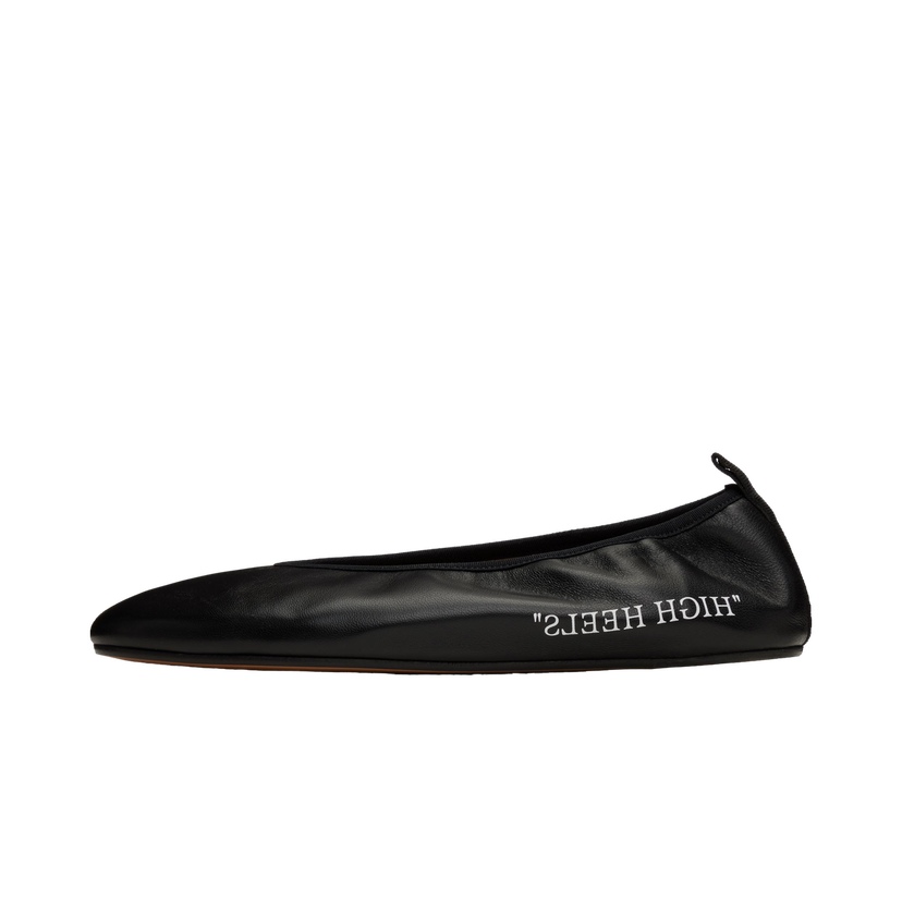 Sneakers og sko Off-White High Heel Ballerina Flats Sort | OWIK003C99LEA0011001