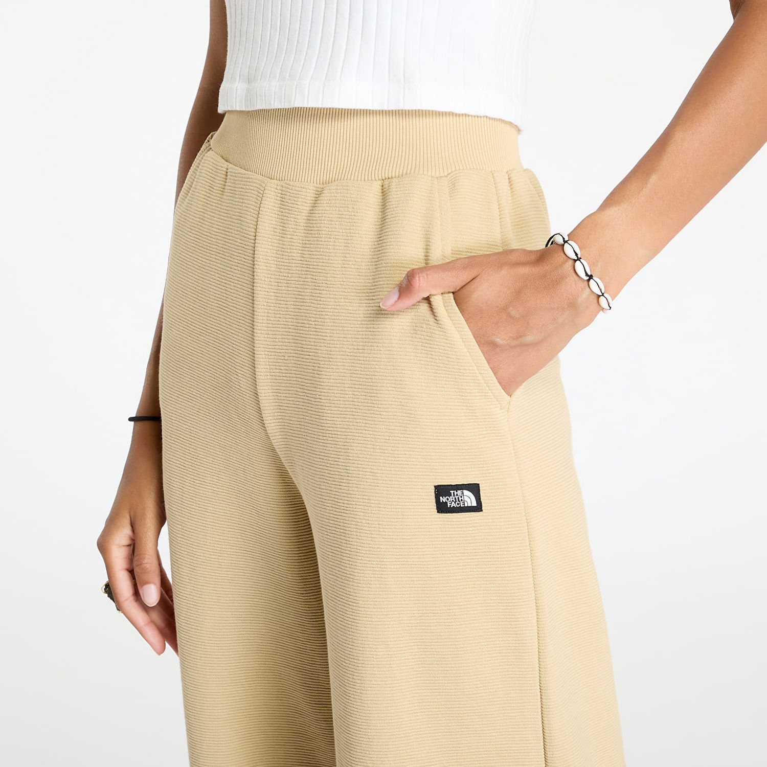 Joggingbukser The North Face Hoden Wide Leg Jogger Khaki Stone Beige | NF0A89CHLK51, 1