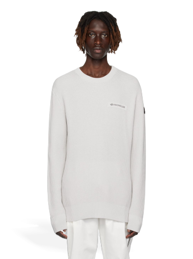 Sweater Moncler Bonded Hvid | I20919C00007M1367