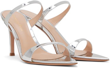 Sneakers og sko Gianvito Rossi Gianvito Rossi Strappy Heeled Sandals Metalisk | G15620.85RIC.MET, 3