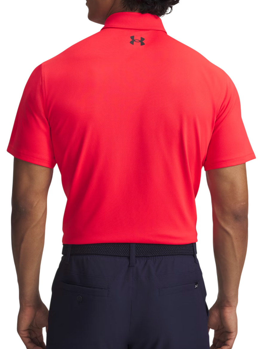Polo skjorte Under Armour UA T2G Pique Polo Shirt Rød | 1390123-713, 1
