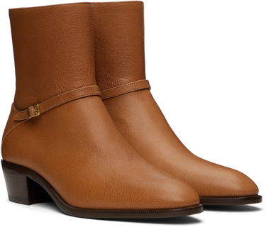 Skopleje Valentino Valentino Garavani Pat Ankle Boots Brun | 6Y2S0J27DQX, 3