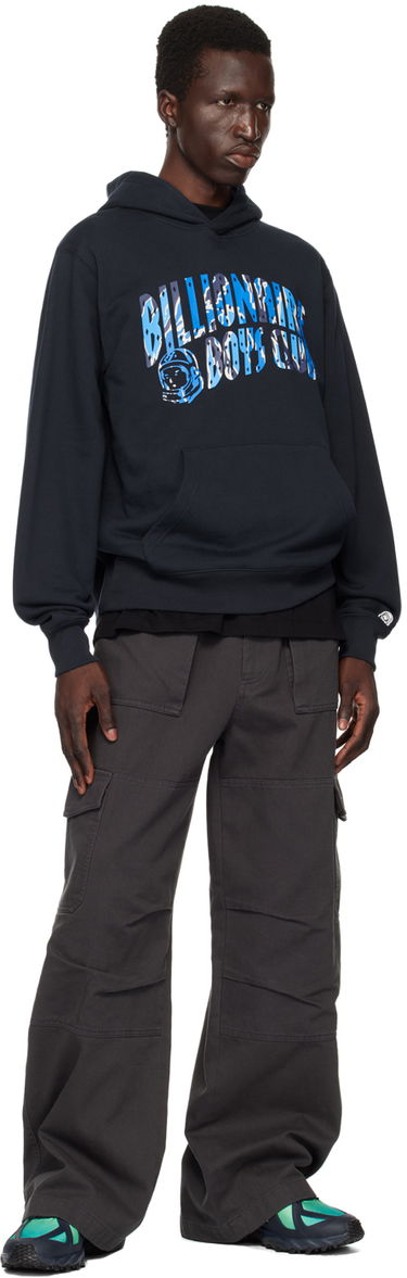Sweatshirt BILLIONAIRE BOYS CLUB Camo Arch Logo Hoodie Mørkeblå | B24231, 3