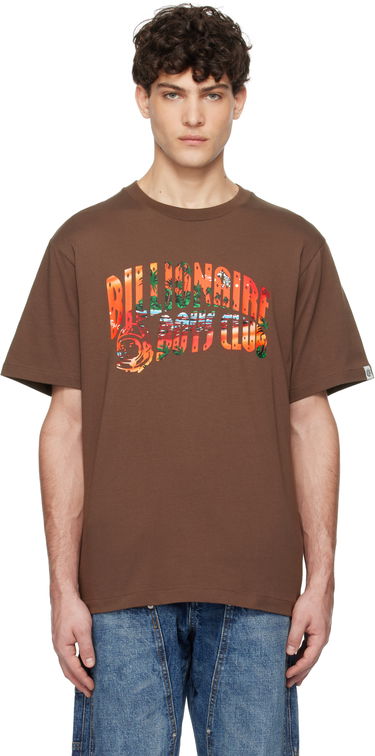 T-shirt BILLIONAIRE BOYS CLUB Tropical Island Arch Logo T-Shirt Brun | B24460, 0