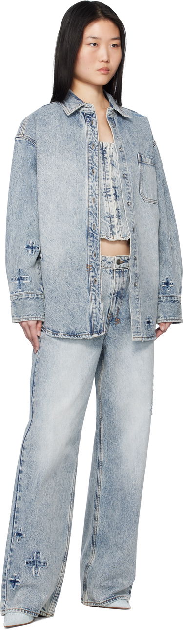 Skjorte Ksubi Oversized Klassic Kraftwerk Denim Shirt by Ksubi Blå | WPS25SH002, 3