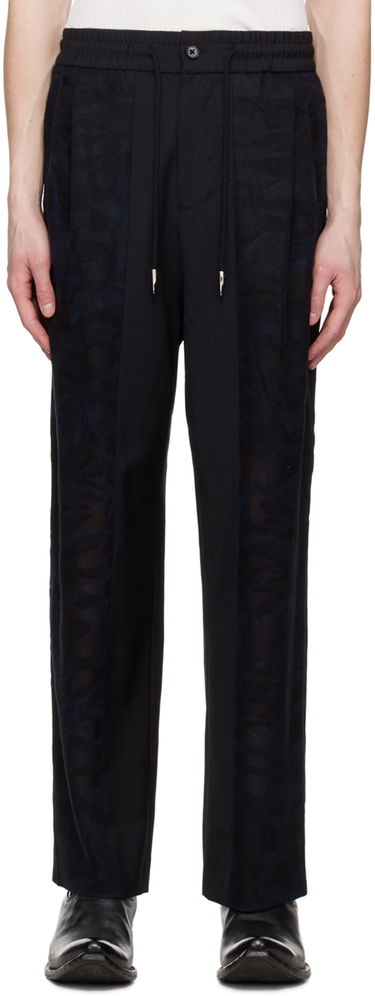 Bukser Feng Chen Wang Feng Chen Wang Paneled Trousers Sort | FMS15TR13, 0