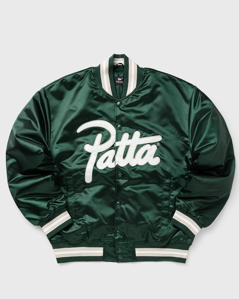 Bomberjakke Patta Satin Varsity Jacket with Script Logo Grøn | POC-AW25-5000-348-0016-201
