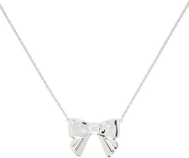 Halskæde SHUSHU/TONG YVMIN Edition Double-Sided Ceramics Bowknot Necklace Hvid | 25639WHT00NN, 1
