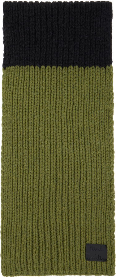 Tørklæde Paul Smith Paul Smith Two-Tone Knitted Mohair Scarf Grøn | M1A-151MK-N263-79, 0