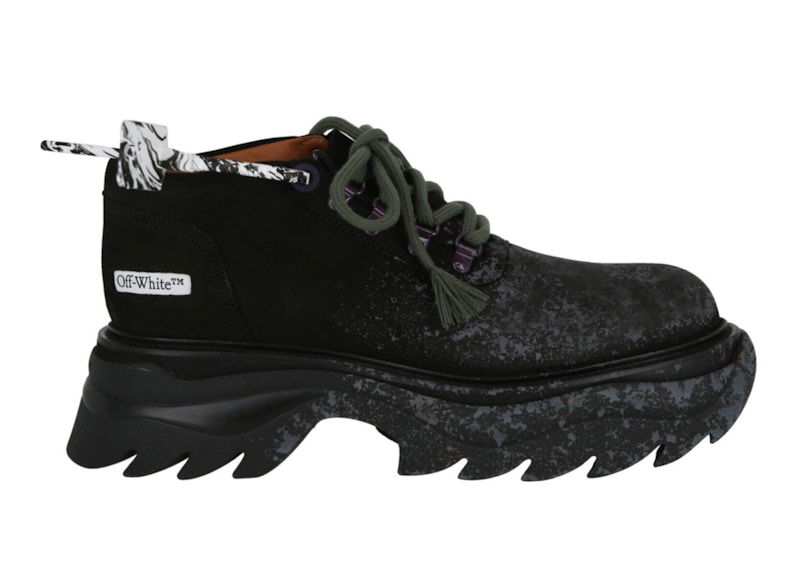 Sneakers og sko Off-White Rigid Sole Sneaker Black Grey Sort | IA211R21 LEA00 11009 00037, 0
