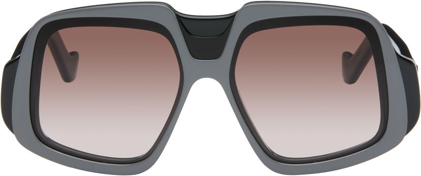Solbriller Loewe Anagram Oversized Square Gradient Sunglasses Grå | LW40194I@0001T 840126866254