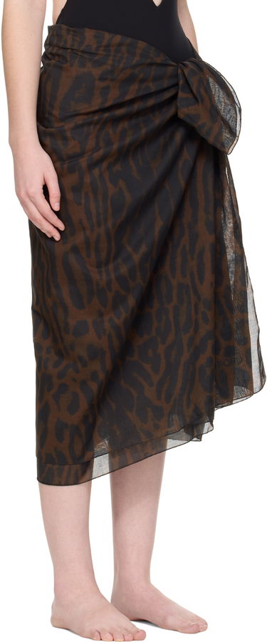 Badetøj Tom Ford Tom Ford Pareo Wrap Cover-Up Skirt Brun | PAR001-FAP244, 1