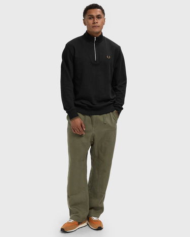 Sweatshirt Fred Perry Half Zip Sweatshirt Sort | M3574-S77, 2