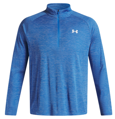 Sweatshirt Under Armour UA Tech Textured 1/2 Zip Top Blå | 1382797-402, 1