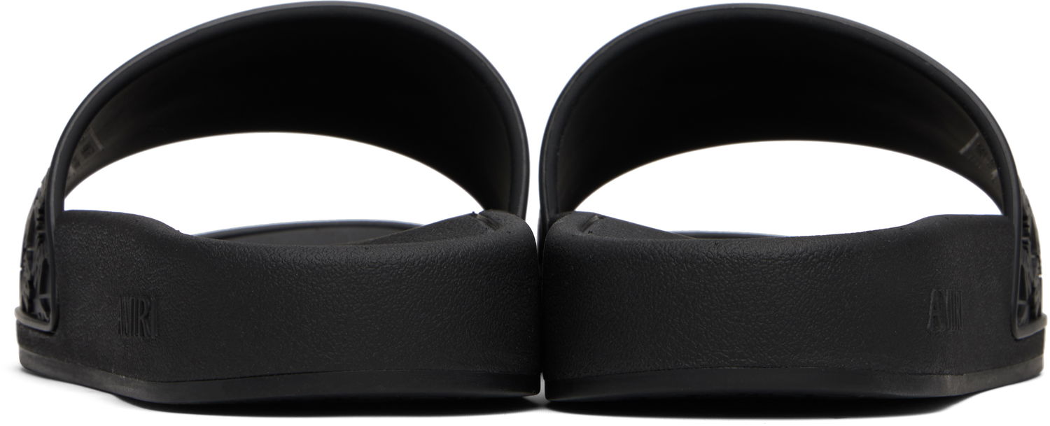 Tilbehør AMIRI AMIRI MA Quad Pool Slides Sort | AWFOSL1002, 1