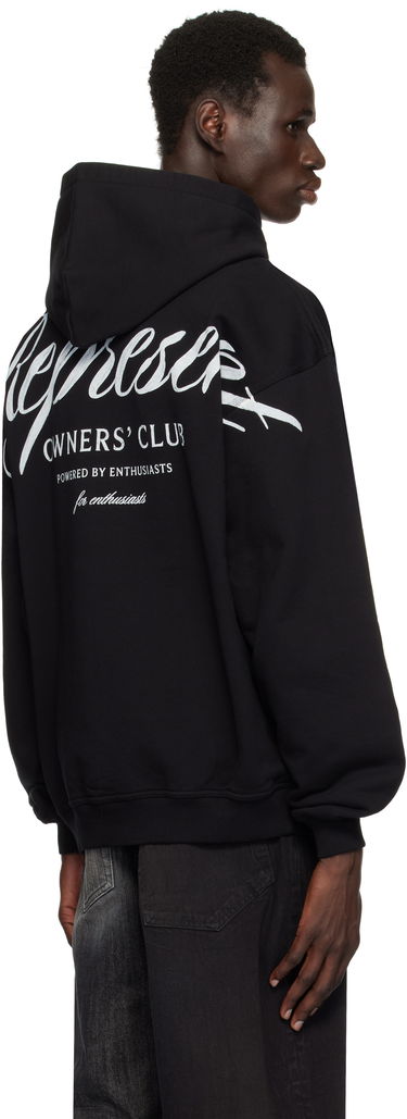 Sweatshirt Represent Clo Owners Club Script Hoodie Sort | OCM41200.001, 4