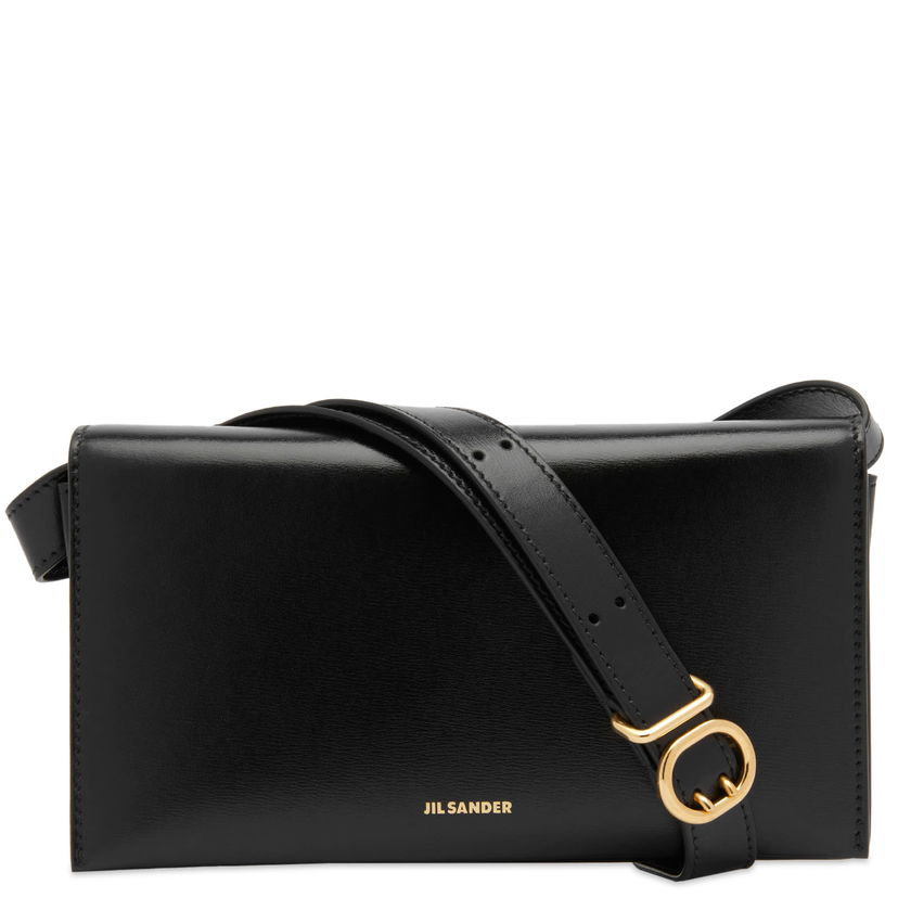 Skuldertaske Jil Sander All-Day Buckle Bag Sort | J07ZH0012-P4840-001