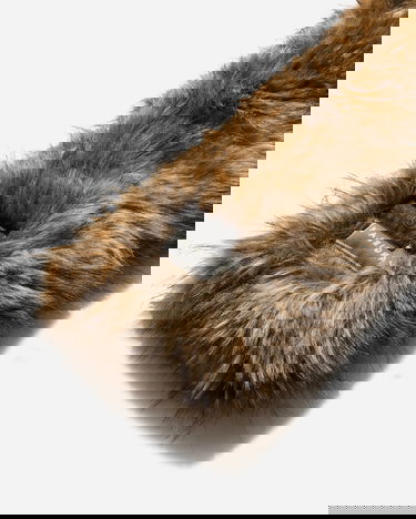 Tørklæde Maison Margiela Faux Fur Scarf Brun | SH0TE0001 001F, 4