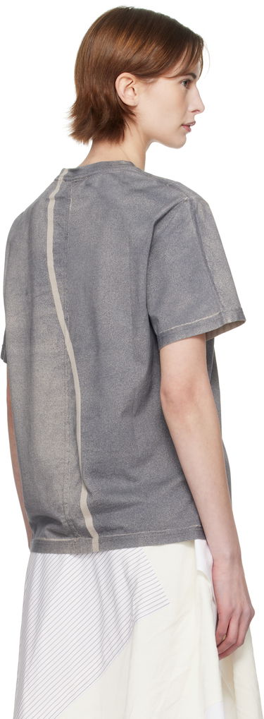 T-shirt Eckhaus Latta Eckhaus Latta Lapped T-Shirt Grå | 301-EL-PS25-S -, 2