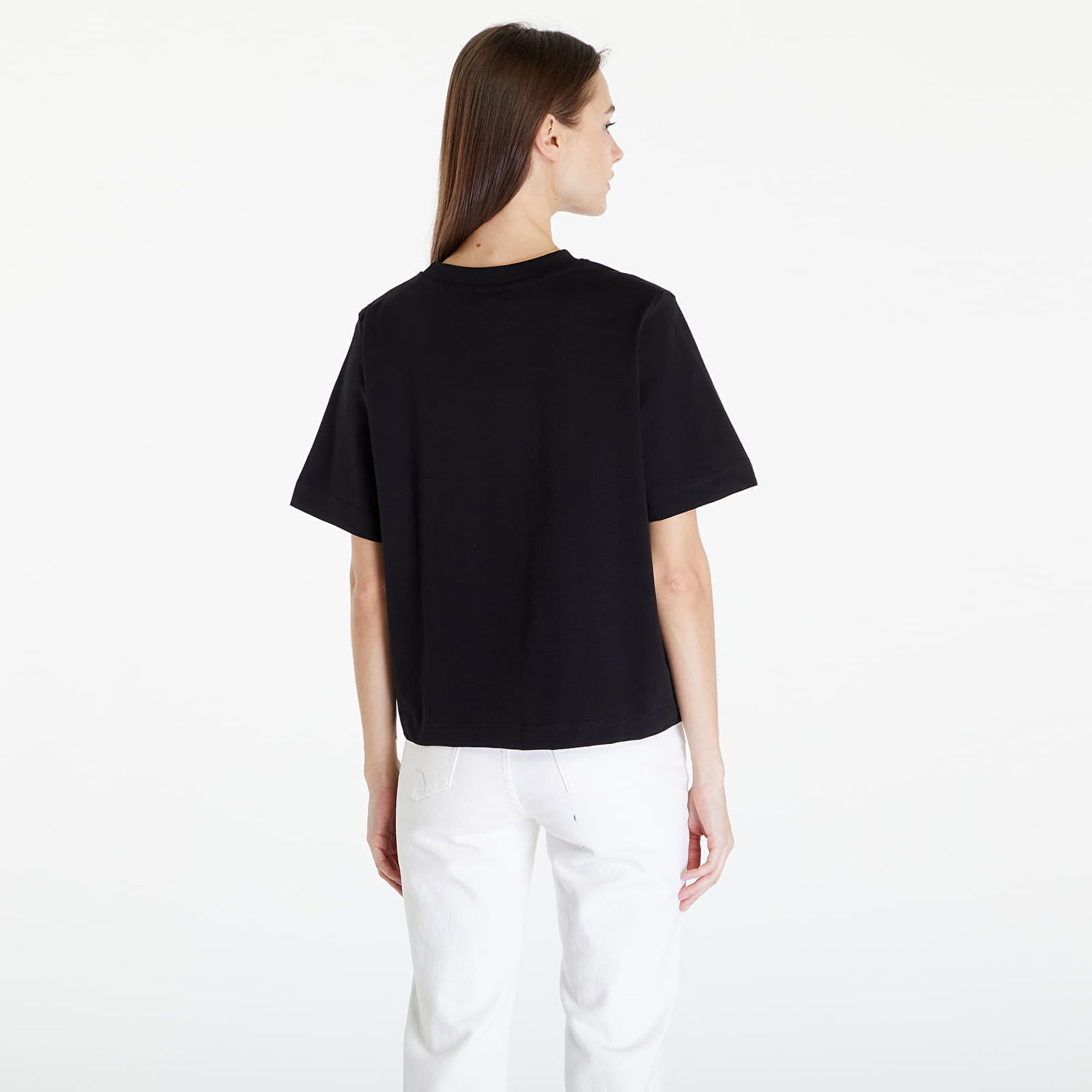 T-shirt Queens Essential T-Shirt With Tonal Print Black Sort | QNS_001, 1