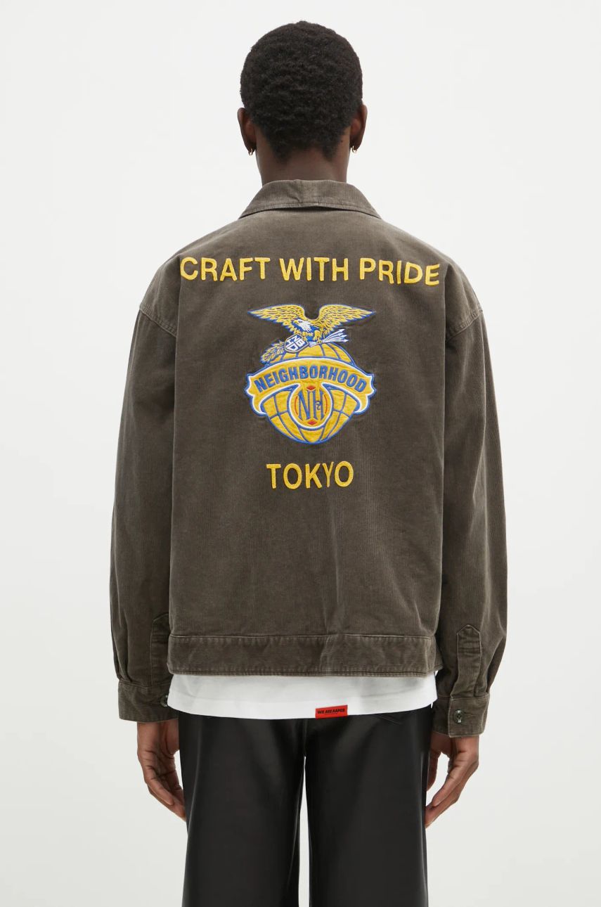 Jakke Neighborhood Corduroy Jacket NEIGHBORHOOD Brun | 242UTNH.JKM01, 0