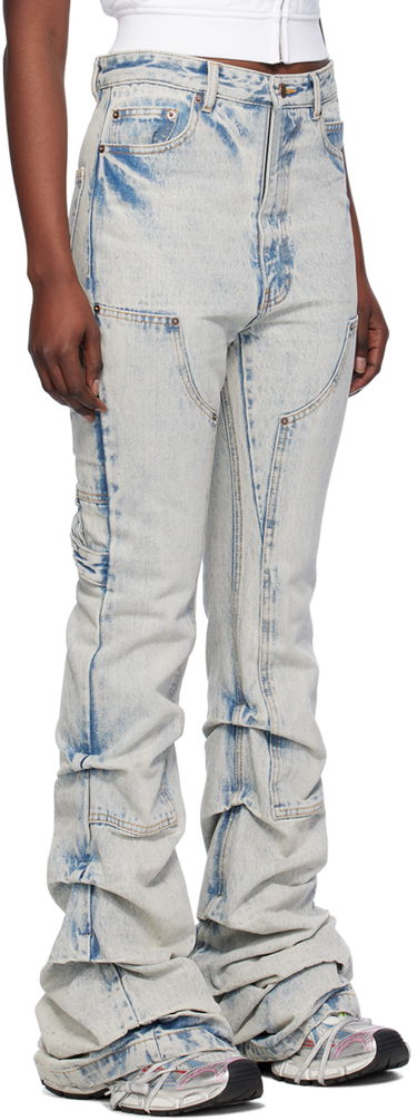 Jeans We11done We11done Wrinkled Denim Jeans Blå | WD-DP0-24-338-W-IC, 1