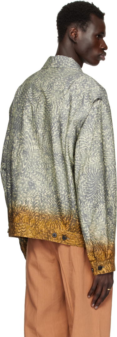 Bomberjakke Dries Van Noten Dries Van Noten Printed Cotton Jacket Flerfarvet | 251-020520-1531, 2