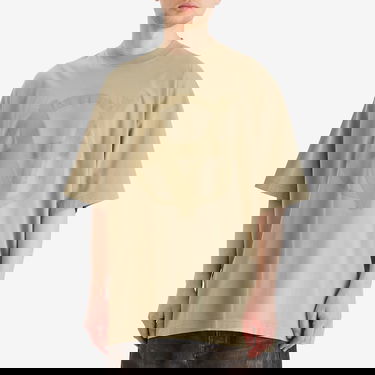 T-shirt VETEMENTS Vetements Double Anarchy Oversized T-Shirt, Size Large Beige | UA66TR655T, 2