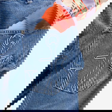 Jeans JW Anderson Twisted Workwear Light Blue Jeans Size 25" Blå | DT0102-PG1735-804, 5
