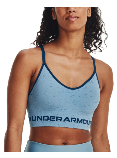 Bh Under Armour UA Seamless Low Long Htr Bra Blå | 1357232-490