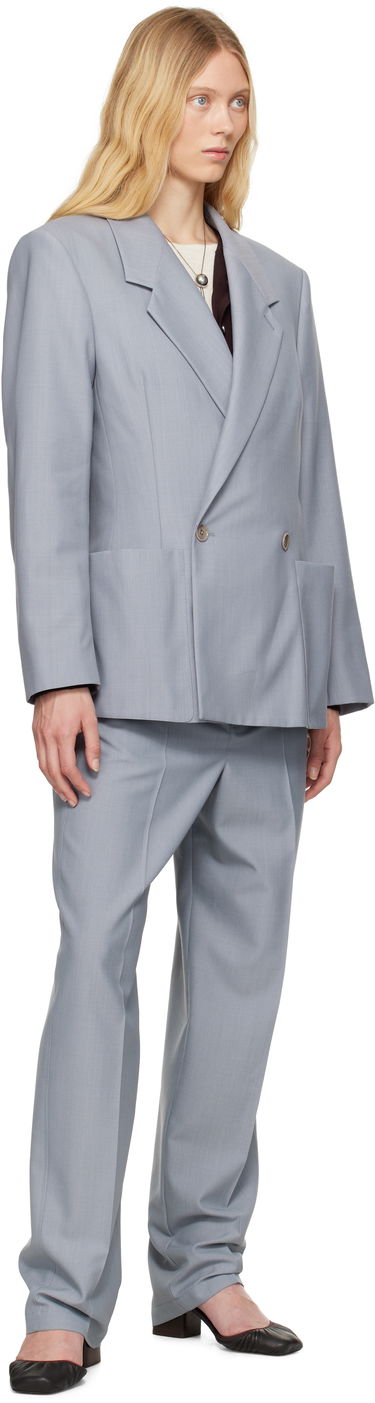 Jakke LEMAIRE Lemaire Double-Breasted Tailored Blazer Grå | JA1073 LF414, 3