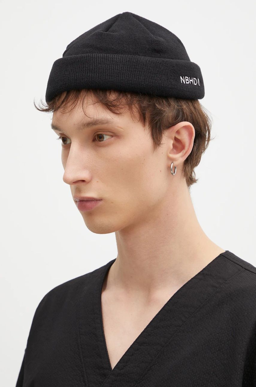 Beanie Neighborhood NEIGHBORHOOD Knit Beanie Sort | 242YGNH.HT02, 0