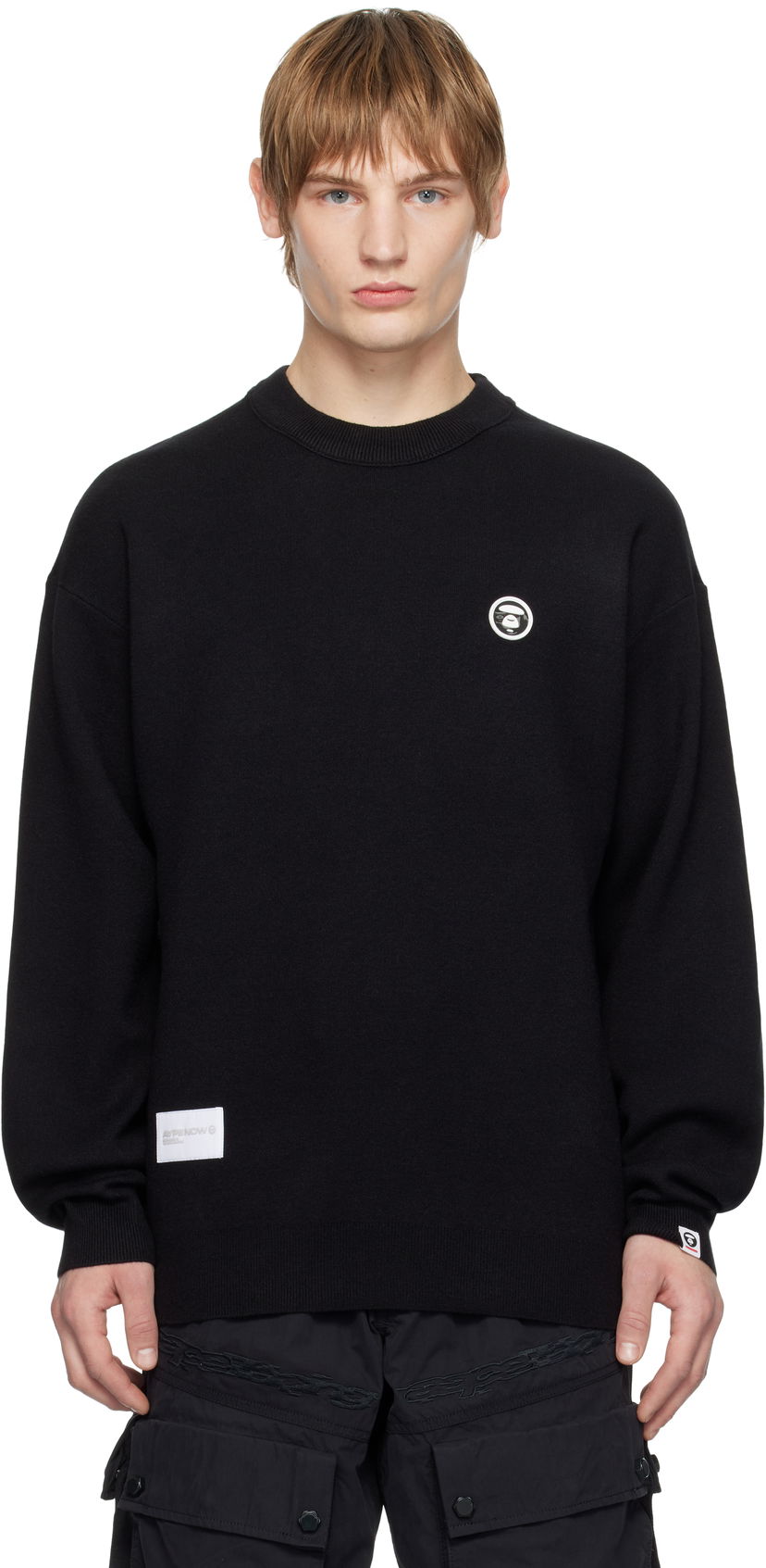Sweater AAPE by A Bathing Ape AAPE by A Bathing Ape AAPE NOW Knit Sweater Sort | AAPKNMB333XXNBKX