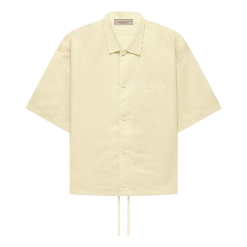 Skjorte Fear of God Nylon Coach Shirt Beige | FOG-FW22-656