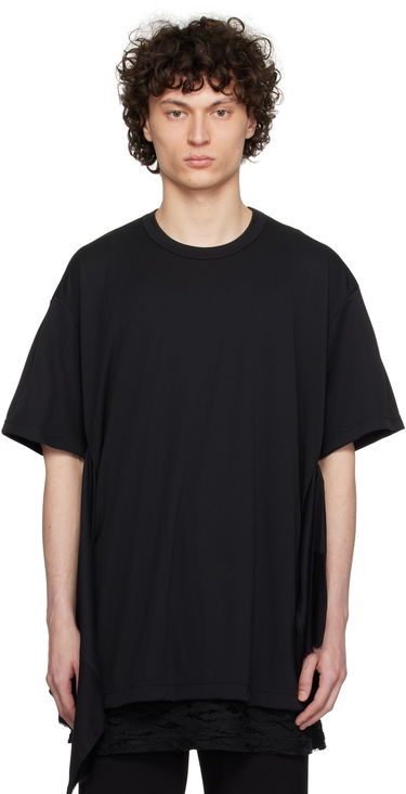 T-shirt Comme des Garçons Homme Plus Polyester Piqué T-Shirt Sort | PO-T020-051, 0