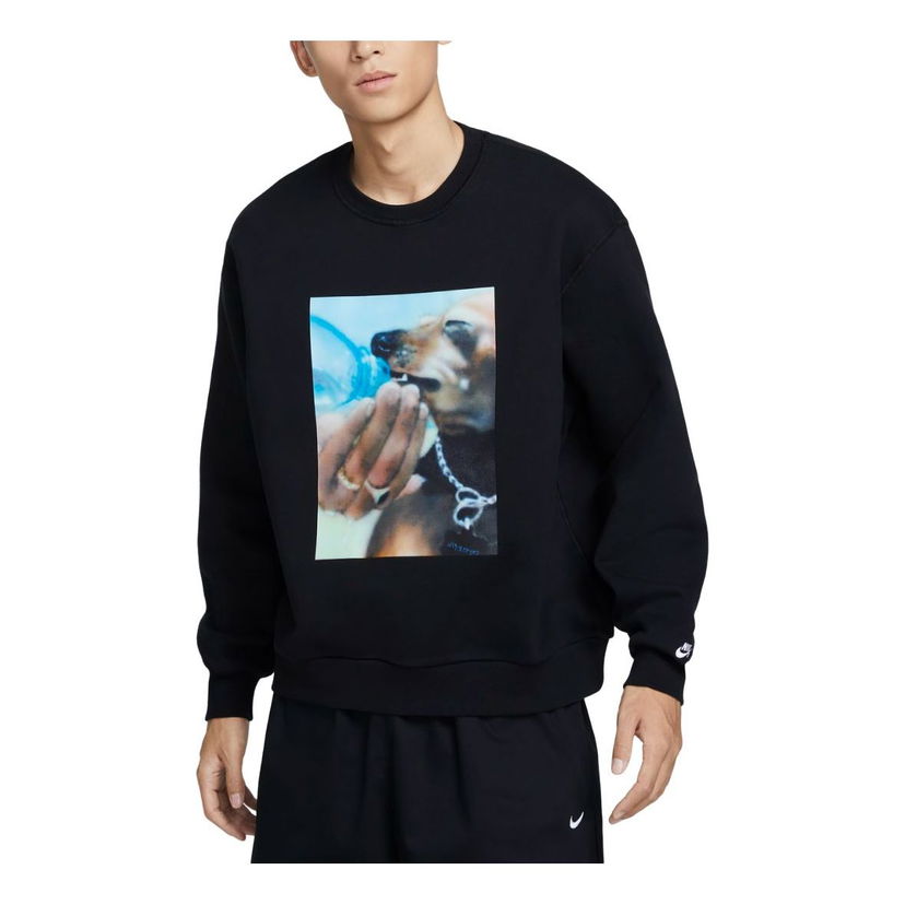 Sweatshirt Nike SB Skate Crewneck Fleece Sweatshirt Sort | HQ3038-010