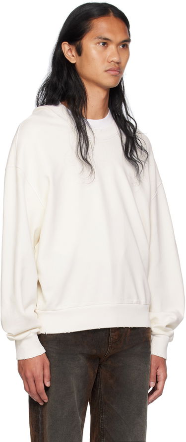 Sweatshirt We11done Wide Neck Sweatshirt Hvid | WD-TH2-24-801-U-WH, 1
