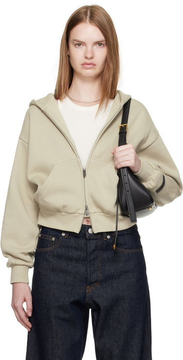 Sweatshirt Fear of God Fear of God ESSENTIALS Classic Fit Zip-Up Hoodie Grøn | 192SP255096FW, 0