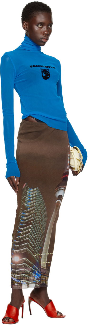 Nederdel Jean Paul Gaultier Jean Paul Gaultier Shayne Oliver Edition Maxi Skirt Brun | 24/27-F-JU097-T551-60405030, 4