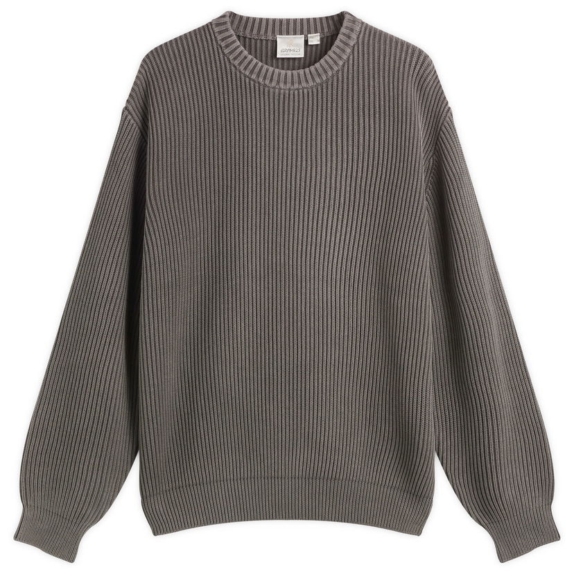 Sweater GRAMICCI Cotton Knit Sweater, Size Small Grå | G5FU-J023-GRY